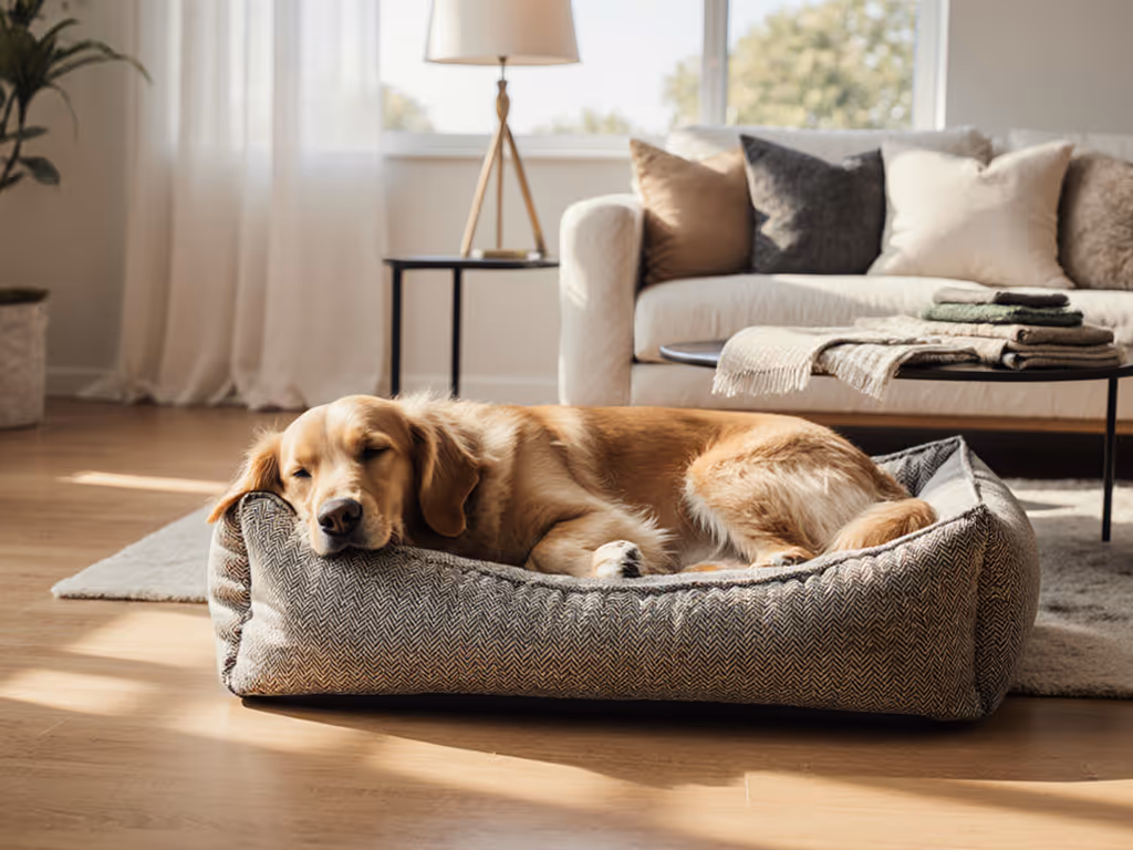 Coat-Specific Dog Bed Fabrics: Prevent Hair Traps & Overheating
