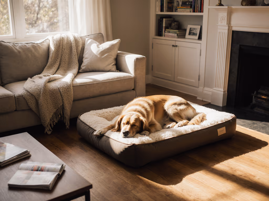 Optimal Dog Bed Placement: Where Your Dog Actually Sleeps