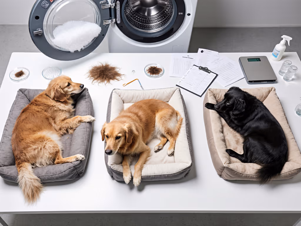 Hair-Resistant Dog Beds Lab Tested: Wash Cycle Results