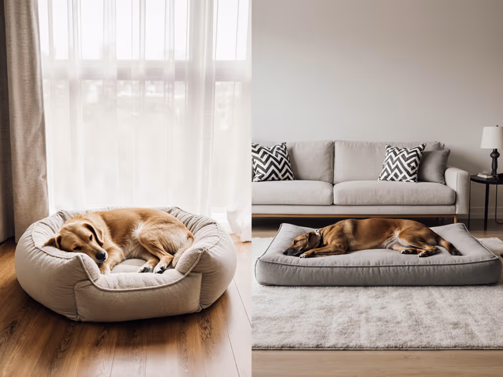 Donut vs Flat Dog Beds: Match Your Dog's Sleep Style