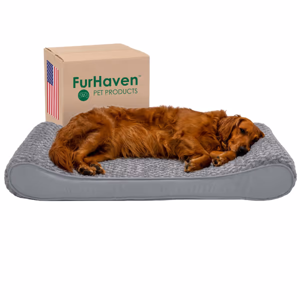 Furhaven Orthopedic Luxe Lounger